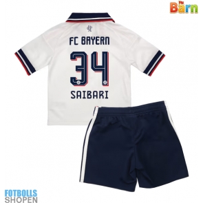 Billiga Bayern Munich Ismael Saibari #34 Bortatröja Barn 2026-27 Kortärmad (+ Korta byxor)